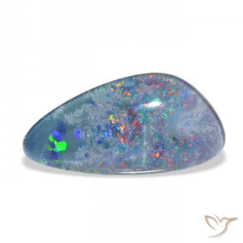 4.10ct 天然 彩色 蛋白石三重奏, 花式切割, 不透明