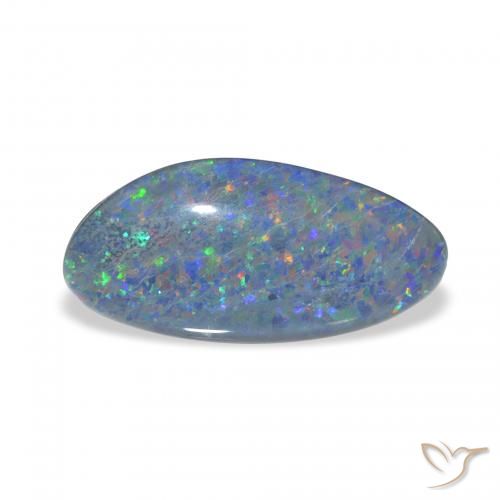 3.62ct 彩色 蛋白石三重奏, 花式切割, 不透明