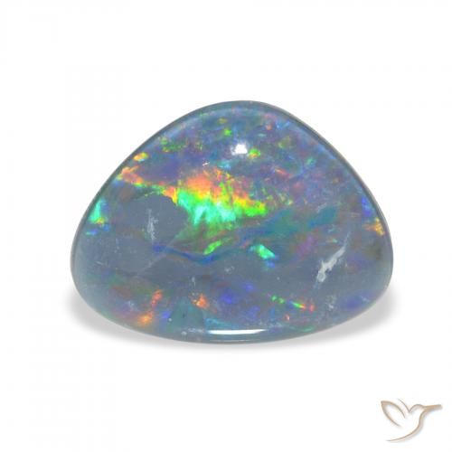 4.00ct 天然 彩色 蛋白石三重奏, 花式切割, 不透明
