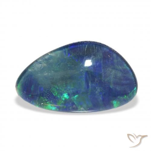 3.62ct 天然 彩色 蛋白石三重奏, 花式切割, 不透明