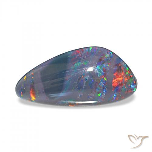 4.17ct 彩色 蛋白石三重奏, 花式切割, 不透明