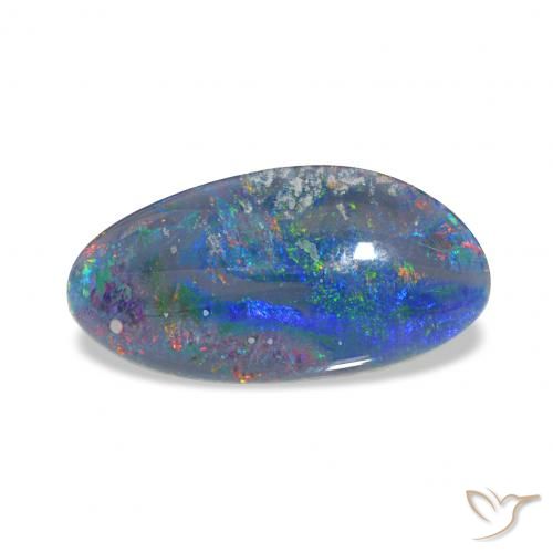 3.56ct 彩色 蛋白石三重奏, 花式切割, 不透明