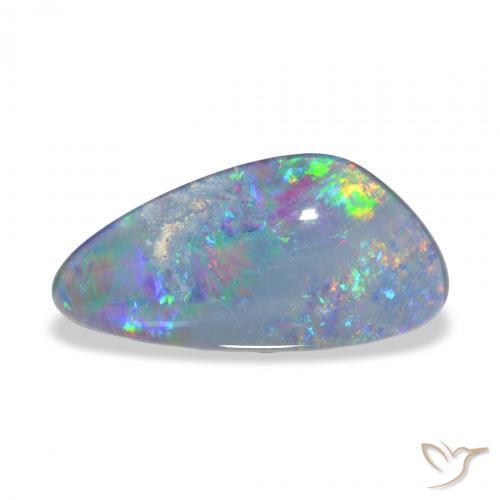 4.17ct 天然 彩色 蛋白石三重奏, 花式切割, 不透明