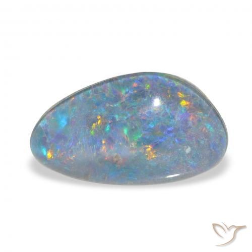 3.39ct 彩色 蛋白石三重奏, 花式切割, 不透明