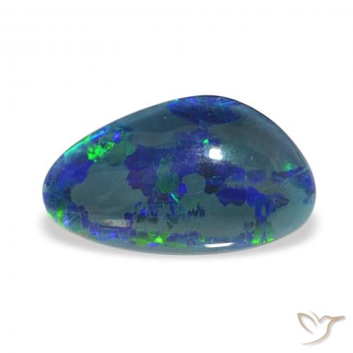 3.35ct 天然 彩色 蛋白石三重奏, 花式切割, 不透明
