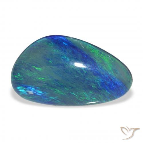 9.60ct 彩色 蛋白石三重奏, 花式切割, 不透明