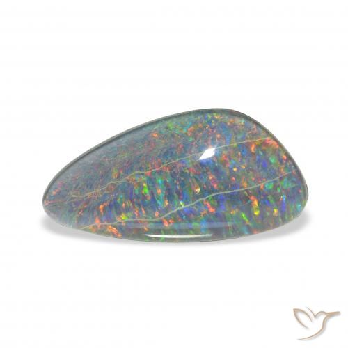 4.23ct 彩色 蛋白石三重奏, 花式切割, 不透明