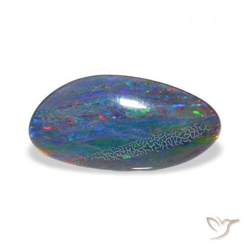3.38ct 彩色 蛋白石三重奏, 花式切割, 不透明