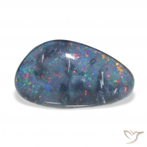 9.21ct 彩色 蛋白石三重奏, 花式切割, 不透明
