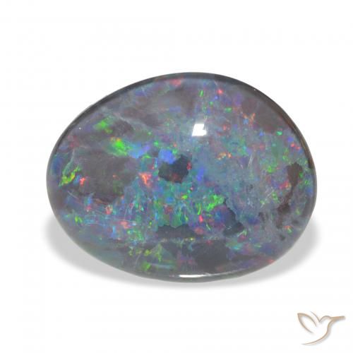 8.78ct 彩色 蛋白石三重奏, 花式切割, 不透明