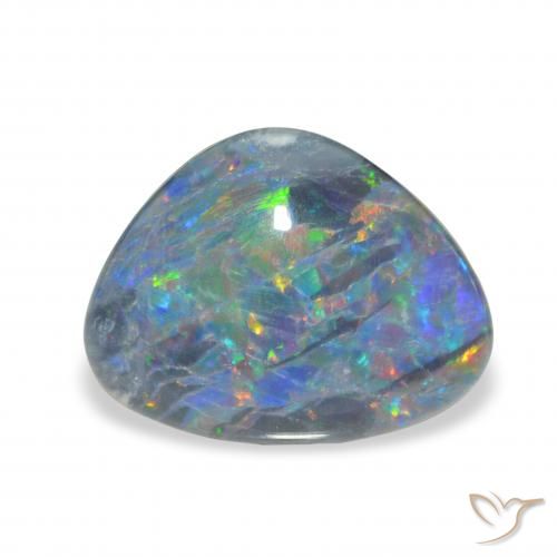 3.95ct 彩色 蛋白石三重奏, 花式切割, 不透明