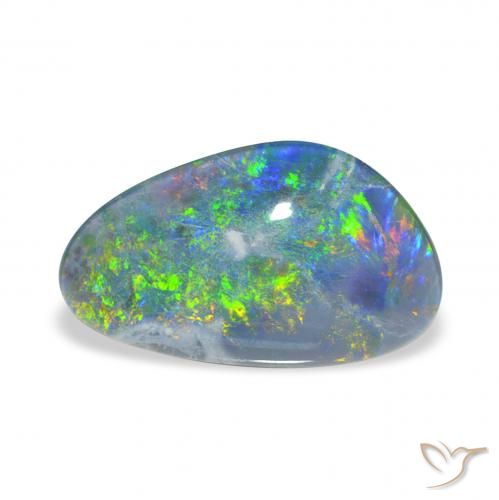 3.45ct 天然 彩色 蛋白石三重奏, 花式切割, 不透明