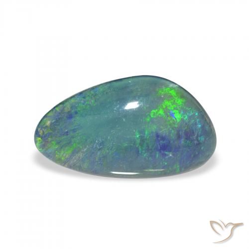 3.08ct 彩色 蛋白石三重奏, 花式切割, 不透明