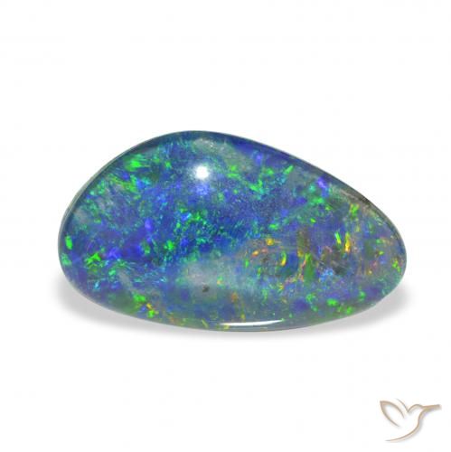 3.22ct 彩色 蛋白石三重奏, 花式切割, 不透明
