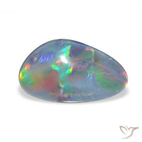 3.13ct 彩色 蛋白石三重奏, 花式切割, 不透明