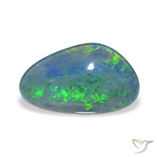 3.46ct 彩色 蛋白石三重奏, 花式切割, 不透明