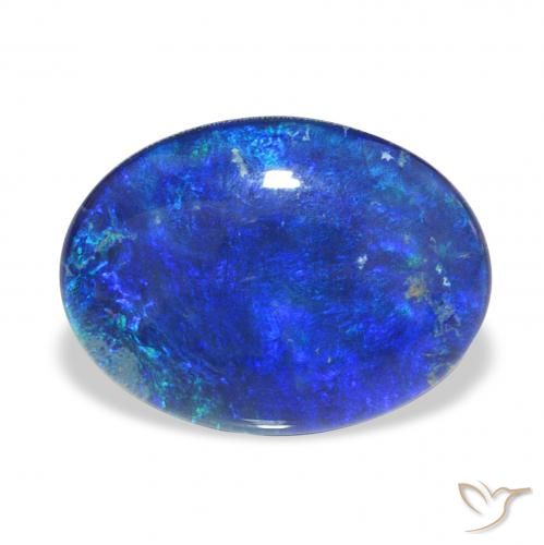 5.72ct 天然 彩色 蛋白石三重奏, 椭圆形, 不透明
