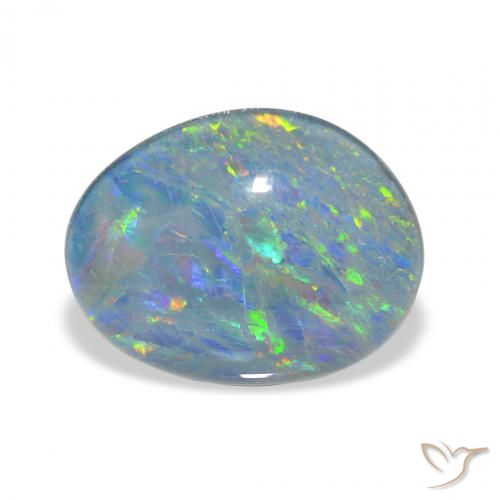 9.36ct 彩色 蛋白石三重奏, 花式切割, 不透明