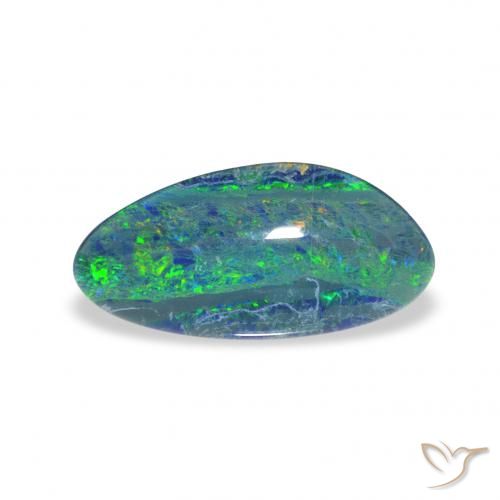 2.52ct 彩色 蛋白石三重奏, 花式切割, 不透明