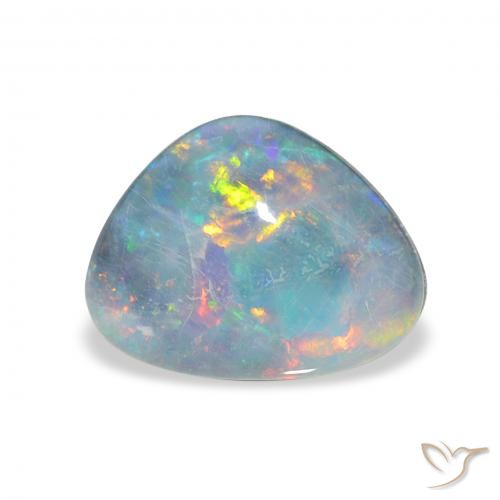 4.46ct 彩色 蛋白石三重奏, 花式切割, 不透明