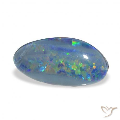 3.60克拉天然蛋白石三重奏，花式切割，不透明