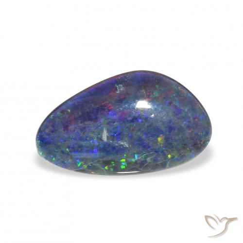 3.30ct 彩色 蛋白石三重奏, 花式切割, 不透明