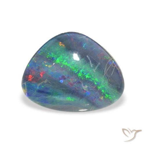 3.81ct 彩色 蛋白石三重奏, 花式切割, 不透明