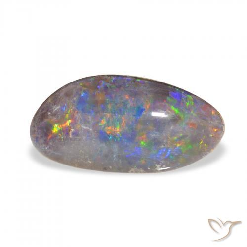 3.72ct 彩色 蛋白石三重奏, 花式切割, 不透明