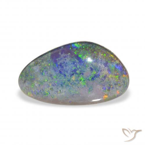 3.81ct 彩色 蛋白石三重奏, 花式切割, 不透明