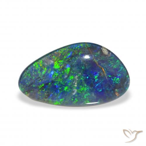 3.32ct 彩色 蛋白石三重奏, 花式切割, 不透明