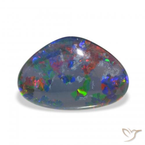 6.50ct 彩色 蛋白石三重奏, 花式切割, 不透明