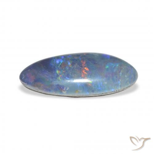 3.48克拉天然蛋白石三重奏，花式切割，不透明