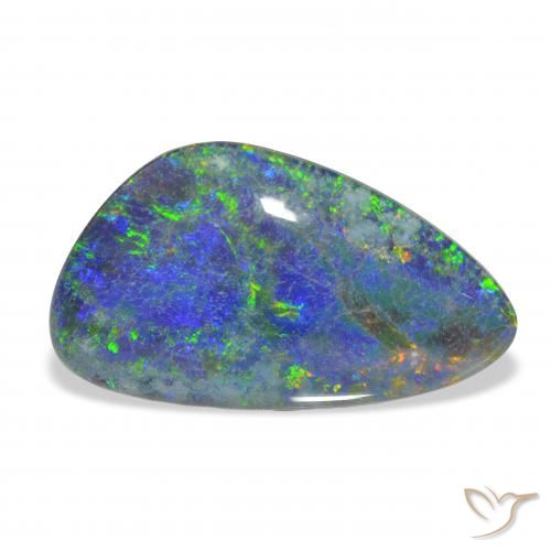 7.02ct 彩色 蛋白石三重奏, 花式切割, 不透明