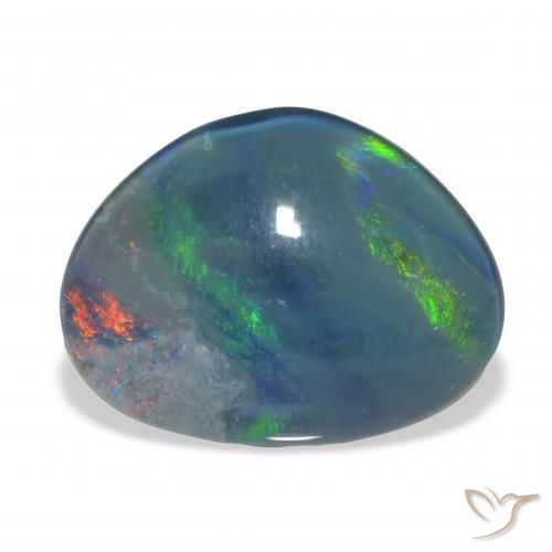 8.32ct 彩色 蛋白石三重奏, 花式切割, 不透明