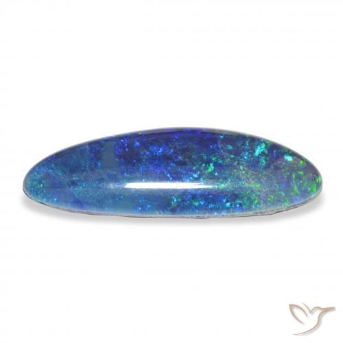 7.40克拉天然蛋白石三重奏，花式切割，不透明