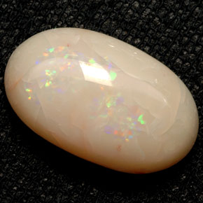 7.70克拉天然多色欧泊，透明，18.5×11.2毫米，透明/半透明