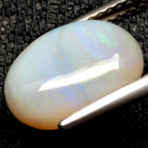 2.76克拉天然多色欧泊，透明，11.6×8.5毫米，透明/半透明
