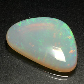 9.05克拉天然多色欧泊，透明，20.8×13.8毫米，透明/半透明