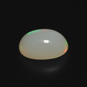 1.05克拉天然多色欧泊，透明，8.4×5.9毫米，透明/半透明