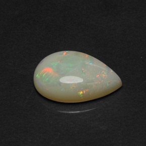4.17克拉天然多色欧泊，透明，15.3×10.3毫米，透明/半透明