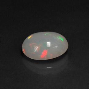 2.24克拉天然多色欧泊，椭圆形切割，11.3×8.7毫米，半透明