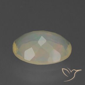 1.71克拉天然蛋白石，椭圆形，透明