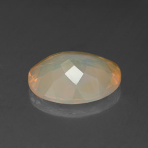 1.39克拉天然多色欧泊，透明，10.1×8.1毫米，透明/半透明