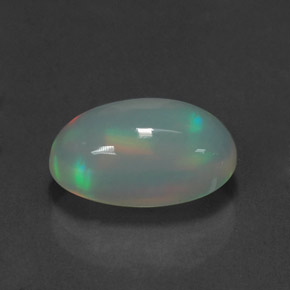 2.51克拉天然多色欧泊，透明，12.7×7.5毫米，透明/半透明