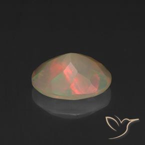 1.14克拉天然蛋白石，椭圆形，半透明