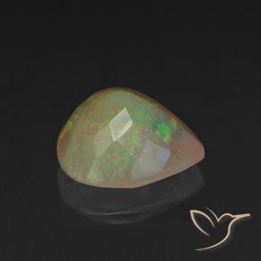 1.46克拉天然蛋白石，梨形，透明