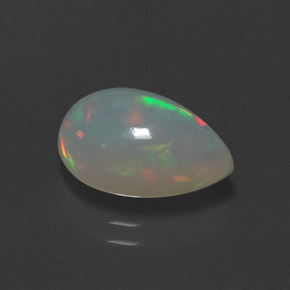 2.66克拉天然多色欧泊，透明，12.7×8.6毫米，透明/半透明