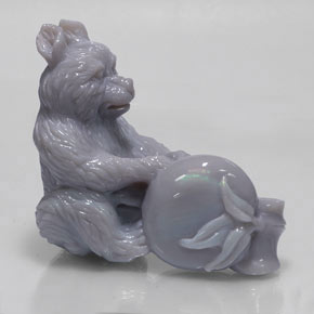 268.35克拉天然多色欧泊，异形，56.5×49.4毫米，不透明