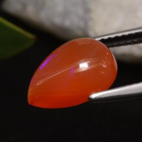 1.97克拉天然蛋白石,梨形,半透明