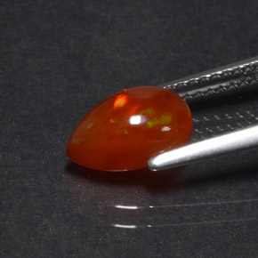 1.07克拉天然蛋白石，梨形，透明